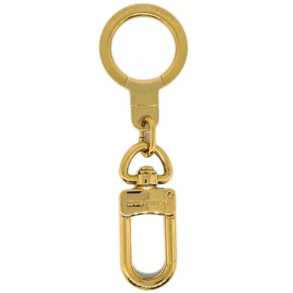 Louis Vuitton Anokre Bag Charm Key Holder Gold M62694 Small Good 134058 - Picture 1 of 4